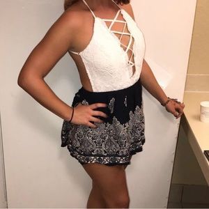 Fashion nova romper size small